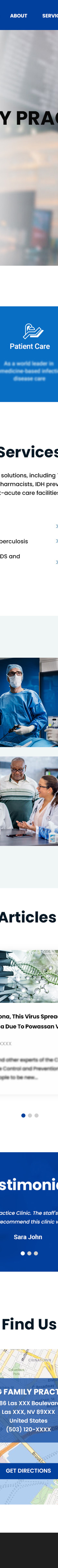 Wellbeing Family Practice Clinic Website Template